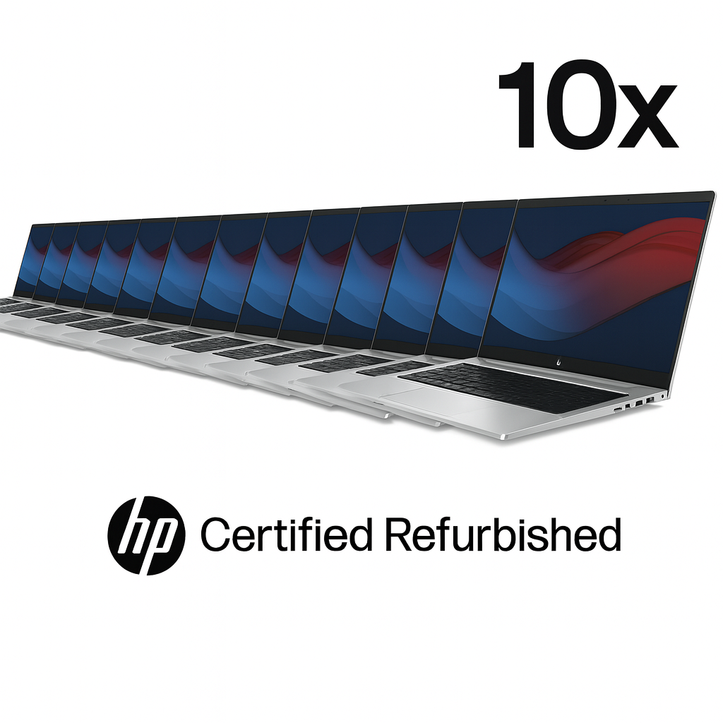 10x Certified Refurbished HP EliteBook 840 G8 14" i5-11th Gen 16GB 512GB SSD Win11 Pro (Refurbished)