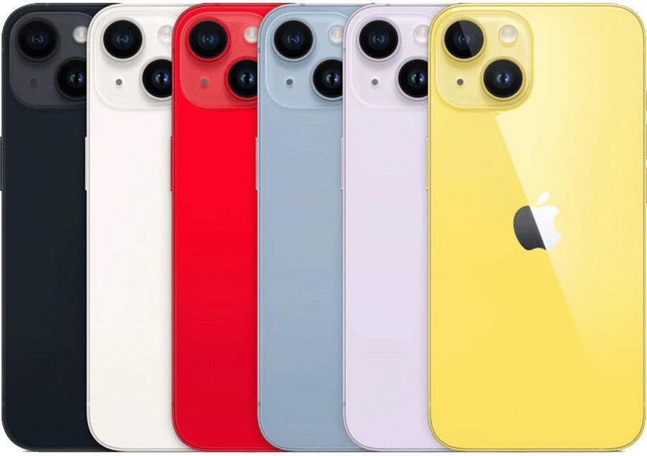 Apple iPhone 14 Red colour lineup