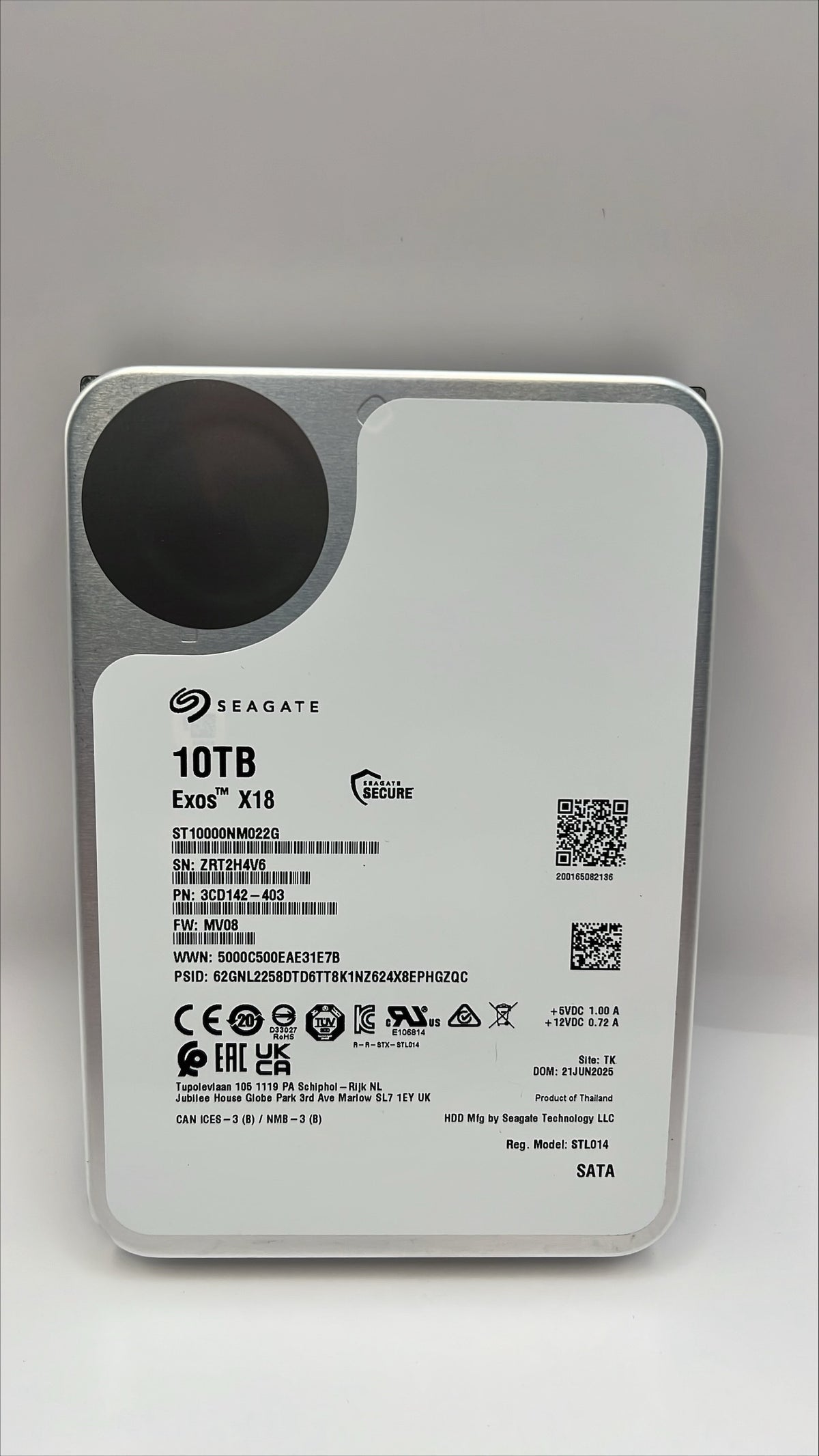 10x QTY - Seagate 10TB 7200RPM 3.5" SATA III Internal Hard Drive HDD (1CKXM)