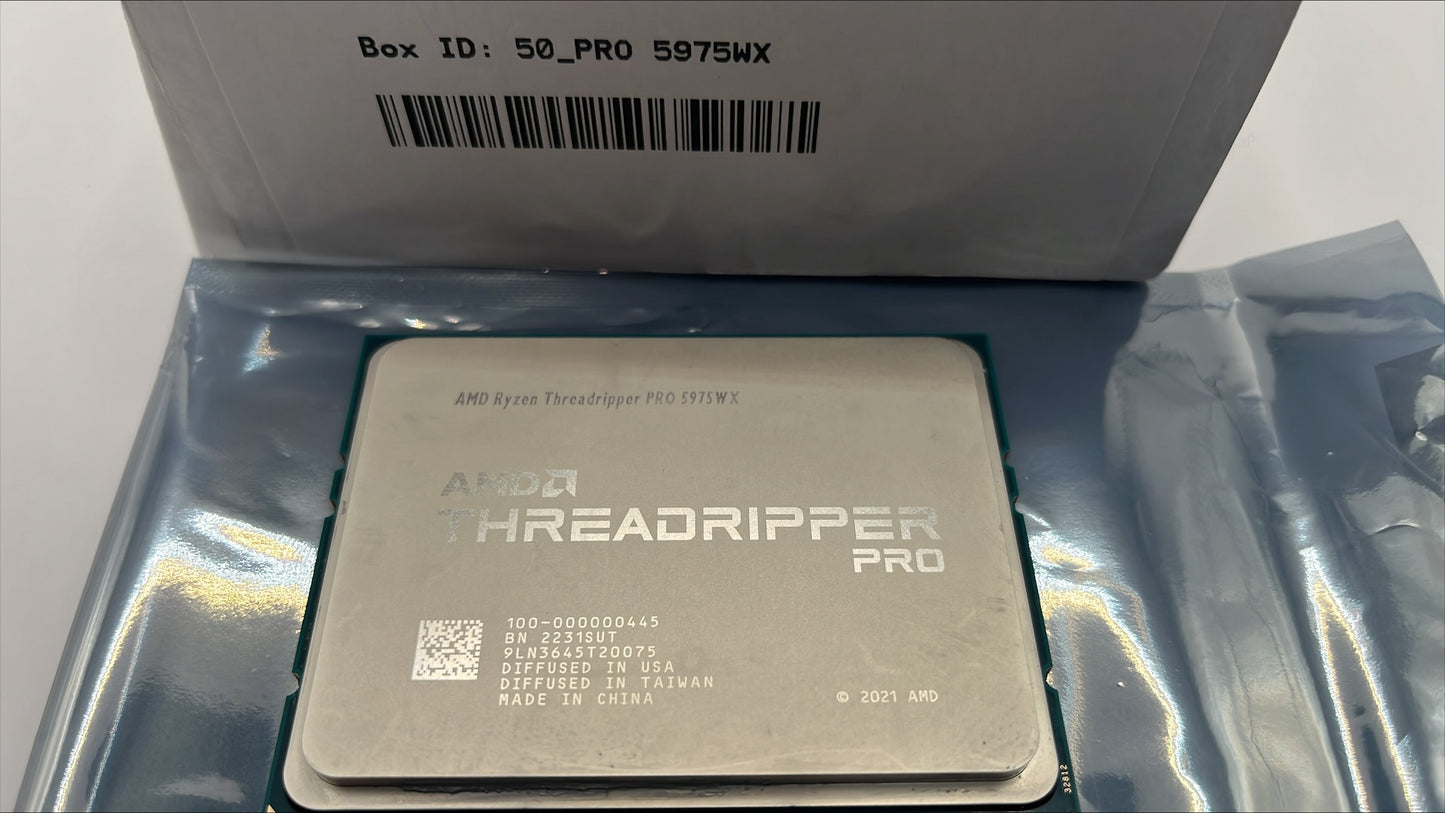 Lenovo AMD Threadripper PRO 5975WX 32-Core 3.6GHz sWRX8 128MB 280W CPU 100