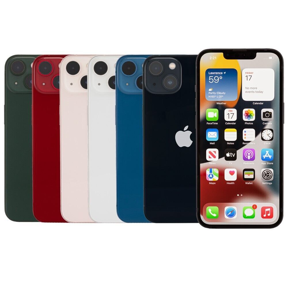 Apple iPhone 13 Green colour lineup
