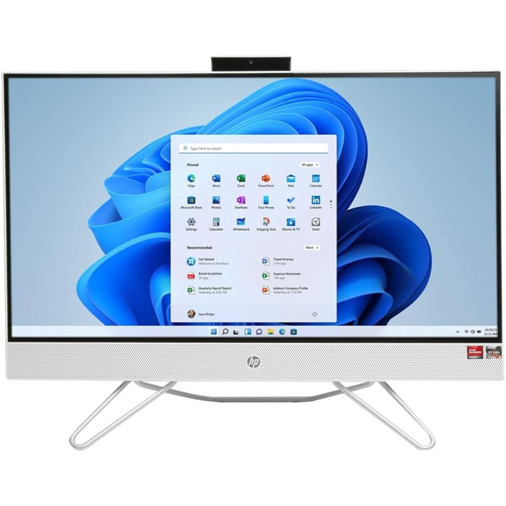 HP All-in-One 24-cb1021 PC, 23.8", AMD Ryzen 3, 8GB RAM, 256GB (Refurbished)