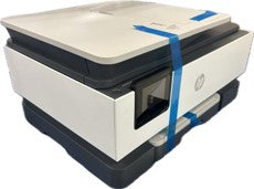 Lot of 200x - HP OfficeJet Pro 8125e Wireless AIO Color Inkjet Printer - Never Initialized - Free set of OEM standard Ink